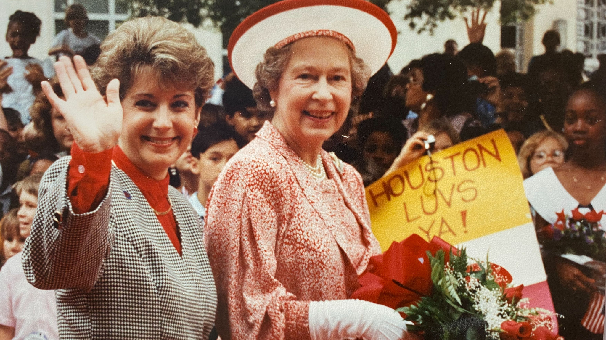 Queen Elizabeth visits Houston (1991)