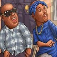 Tupac Shakur and Christopher Wallace