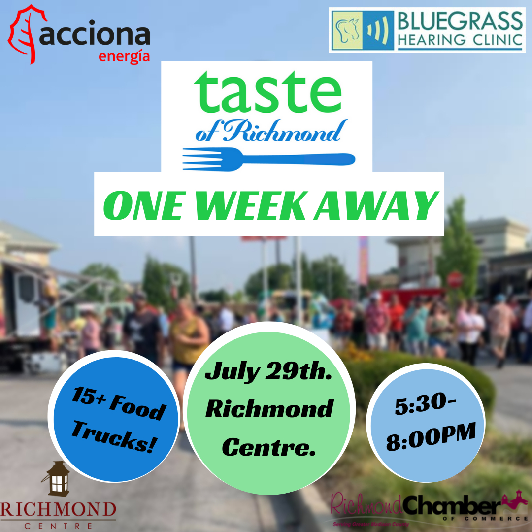 Taste of Richmond 2022 Event Flyer