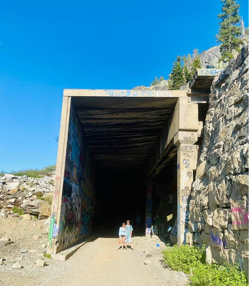 A train tunnel entrance