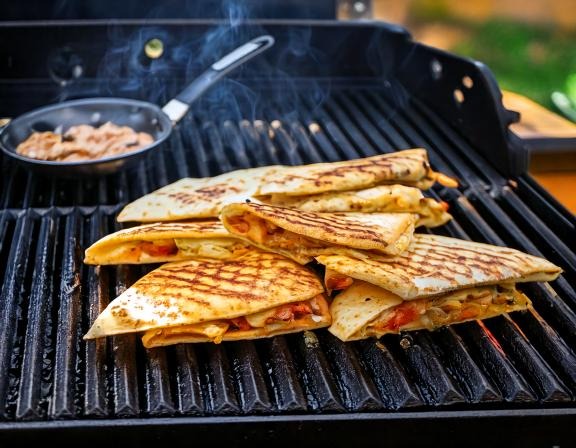 Quesadillas On A Grill