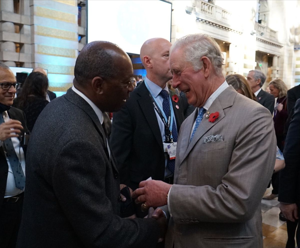 Mayor Turner and King Charles III (COP26, 2021)